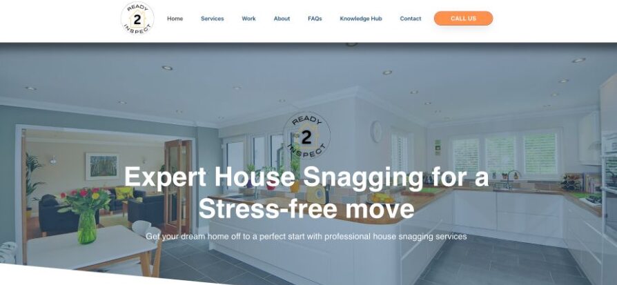 Ready 2 Inspect-New Website Screenshot - Snagging Survey Information